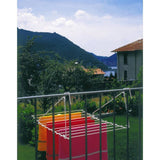 Tomado - drying rack breda - 7 meters drying length - hang on radiator, door, shower wall or balcony - white