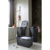 Curver-style laundry basket 45L anthracite