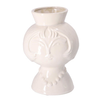 Gusta Vase mit Gesicht ø16 5x23,5cm | 3 Stück