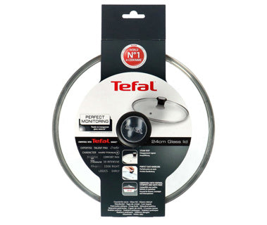 Tampa de vidro Tefal com furo para vapor ø24 cm