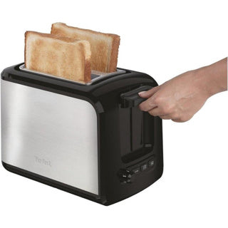 Tefal tt410d express toaster 16x26x19 cm 850w stainless steel black
