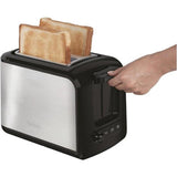 Tefal tt410d express toaster 16x26x19 cm 850w stainless steel black