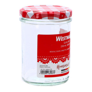 Westmark syltetøyglass i glass 230 ml 6,6 cm