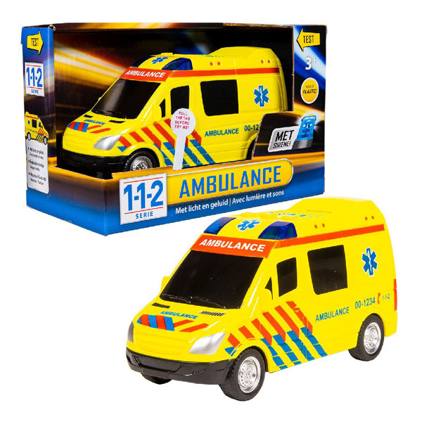 112 112 Rescue Racers Ambulance met Licht en Geluid