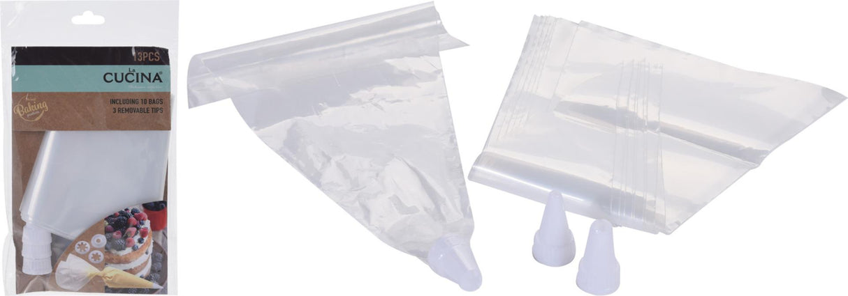 Basic la cucina disposable whipped cream syringe 13-piece