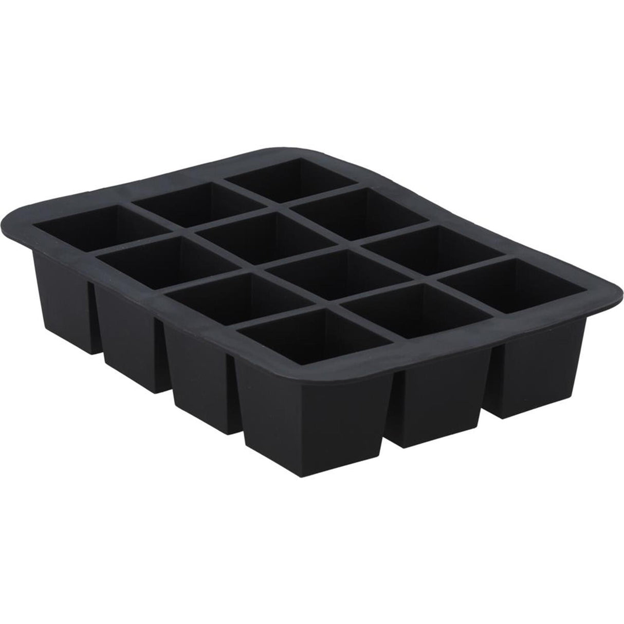 Excellent houseware ice cube maker silicone 19x14cm gray