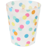 Excellent houseware cup set confetti 4-piece plastic