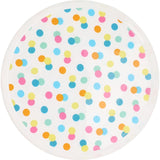 Excellent Houseware plates with dots 22.5cm, 4pcs.