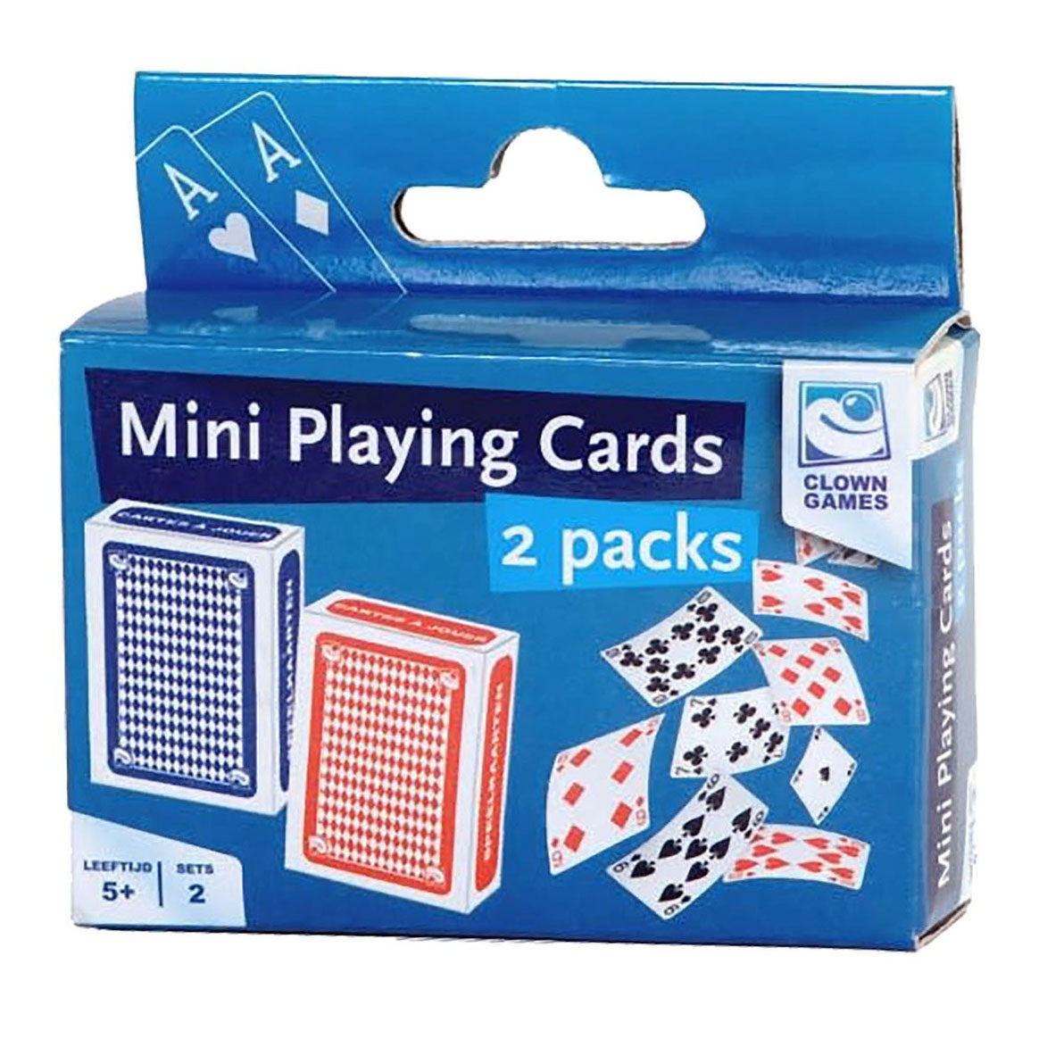 Clown games mini-play card set 2 pieces