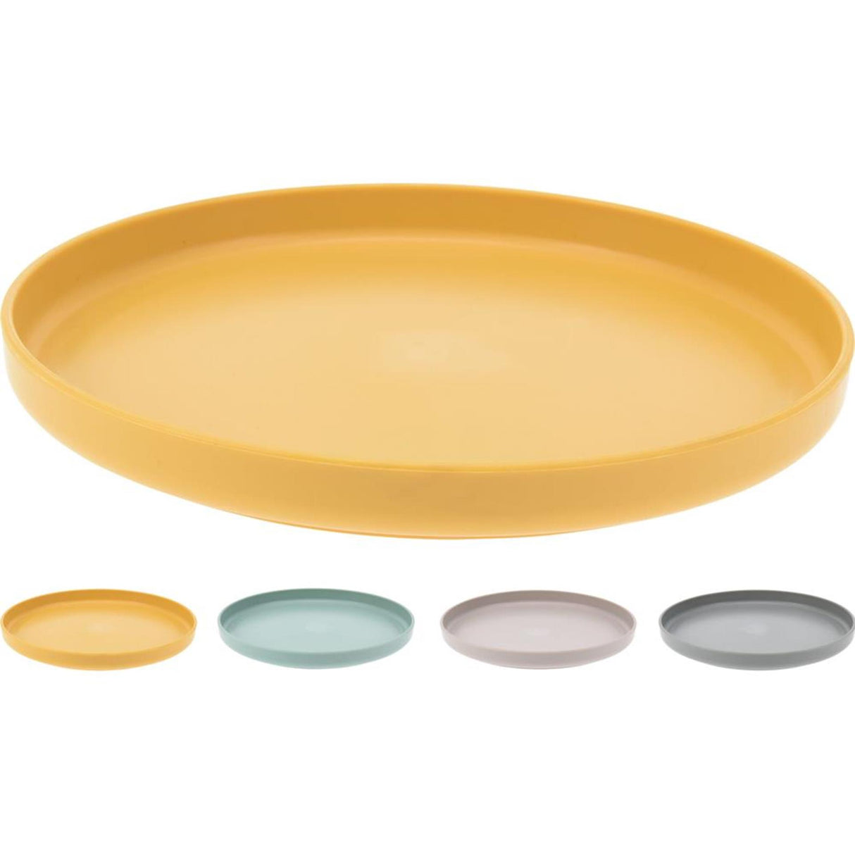 Excellent houseware plate recycled plastic ø19.5cm