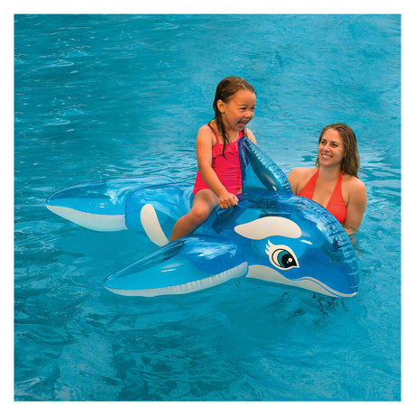 Intex Opblaasdier walvis ride-on 152 x 114 cm