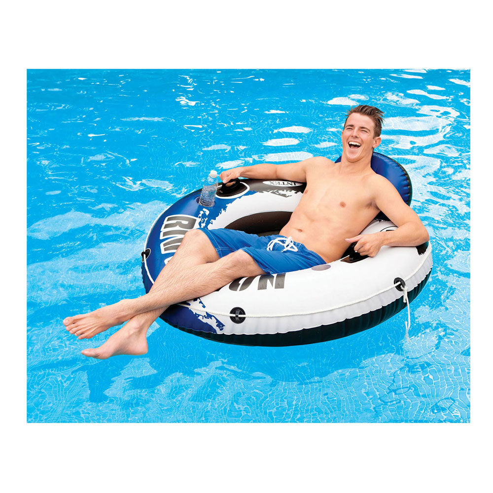 Intex River Run waterlounge blauw