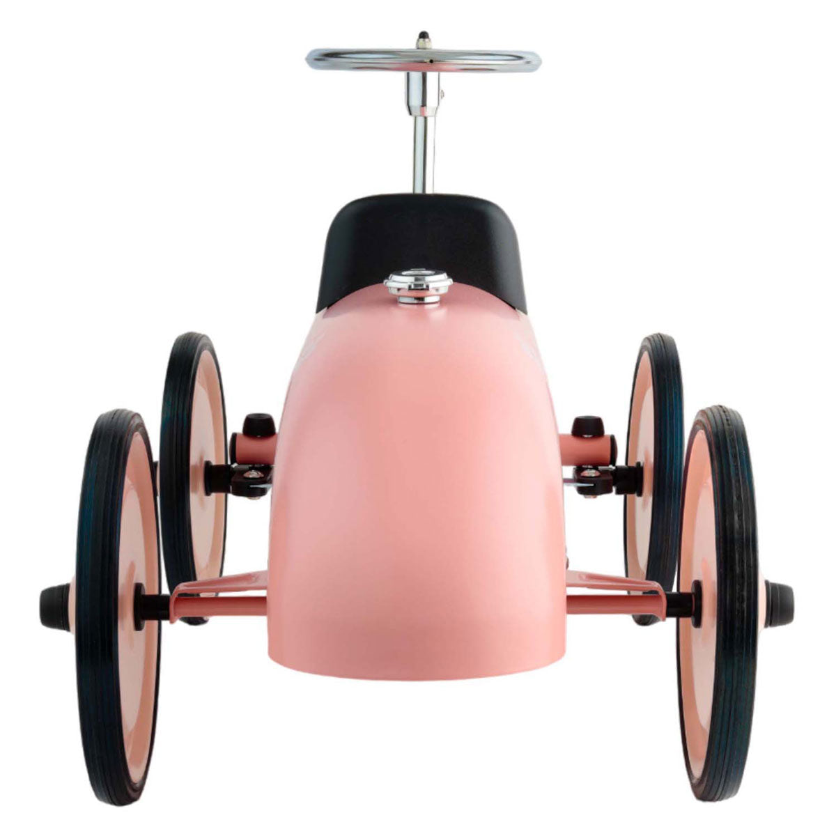Liten nederlandsk retro gåbil rosa
