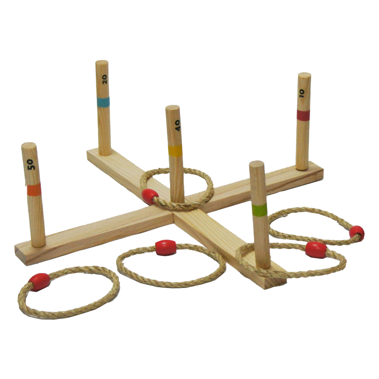 Outdoor Play Outdoor Wooden Ringswerp Game