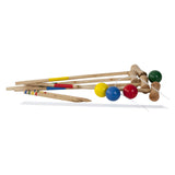 Outdoor play wooden croquet