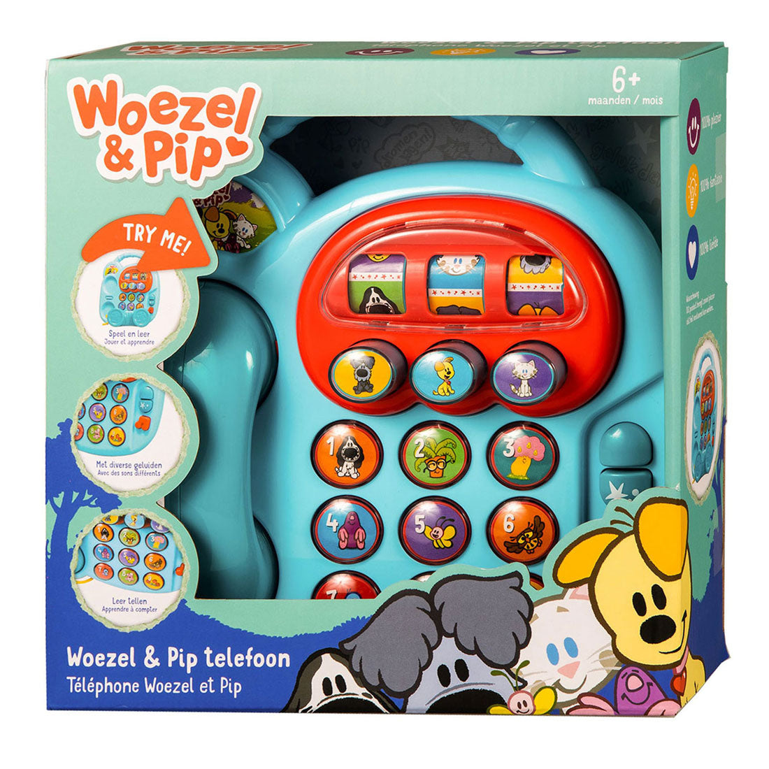 Rubo Toys En Pip Telefoon met Geluid