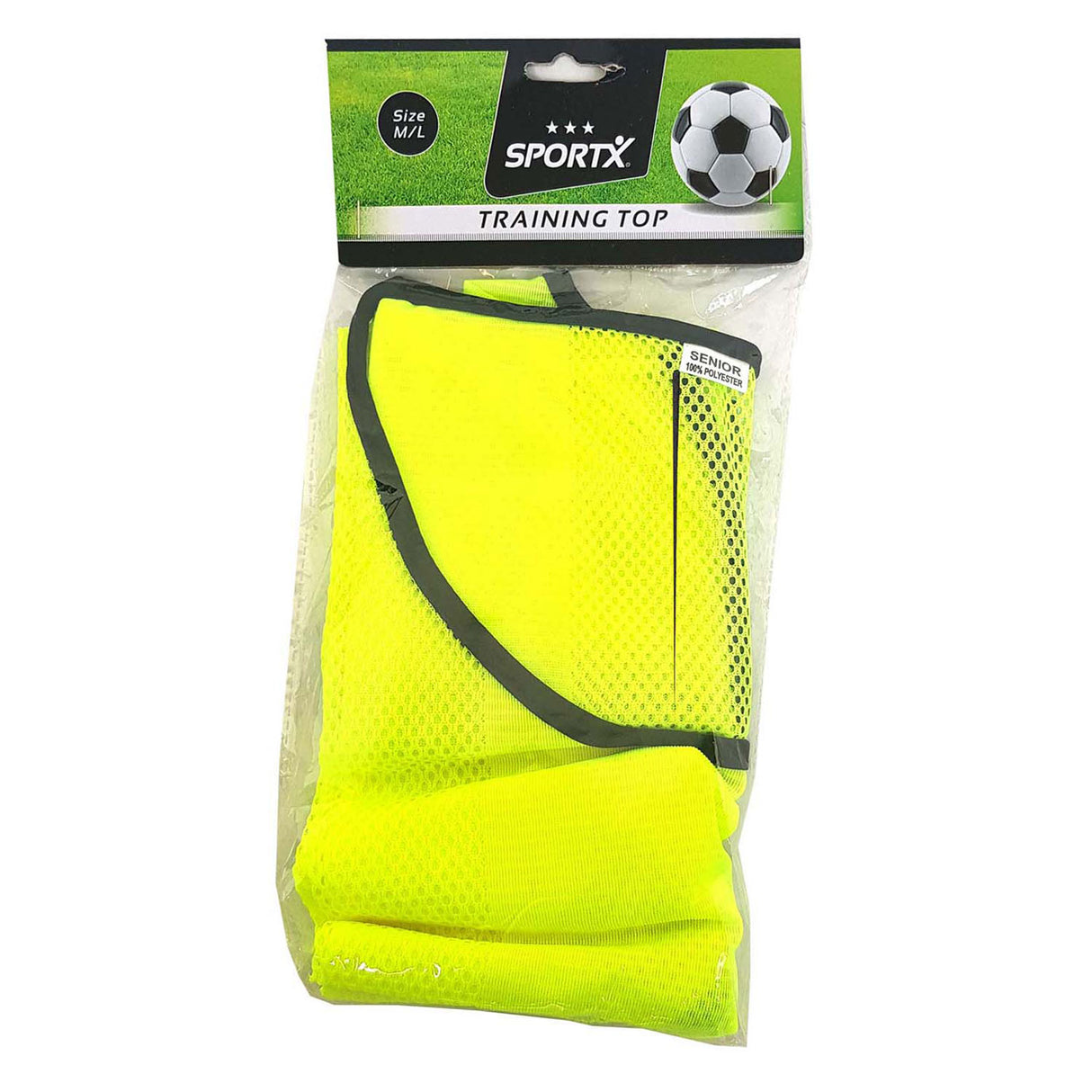 Chalecos de entrenamiento Sportx M L amarillo