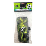 SportX shin protectors green black