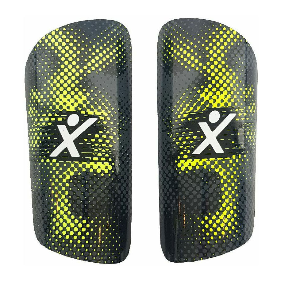 SportX shin protectors green black