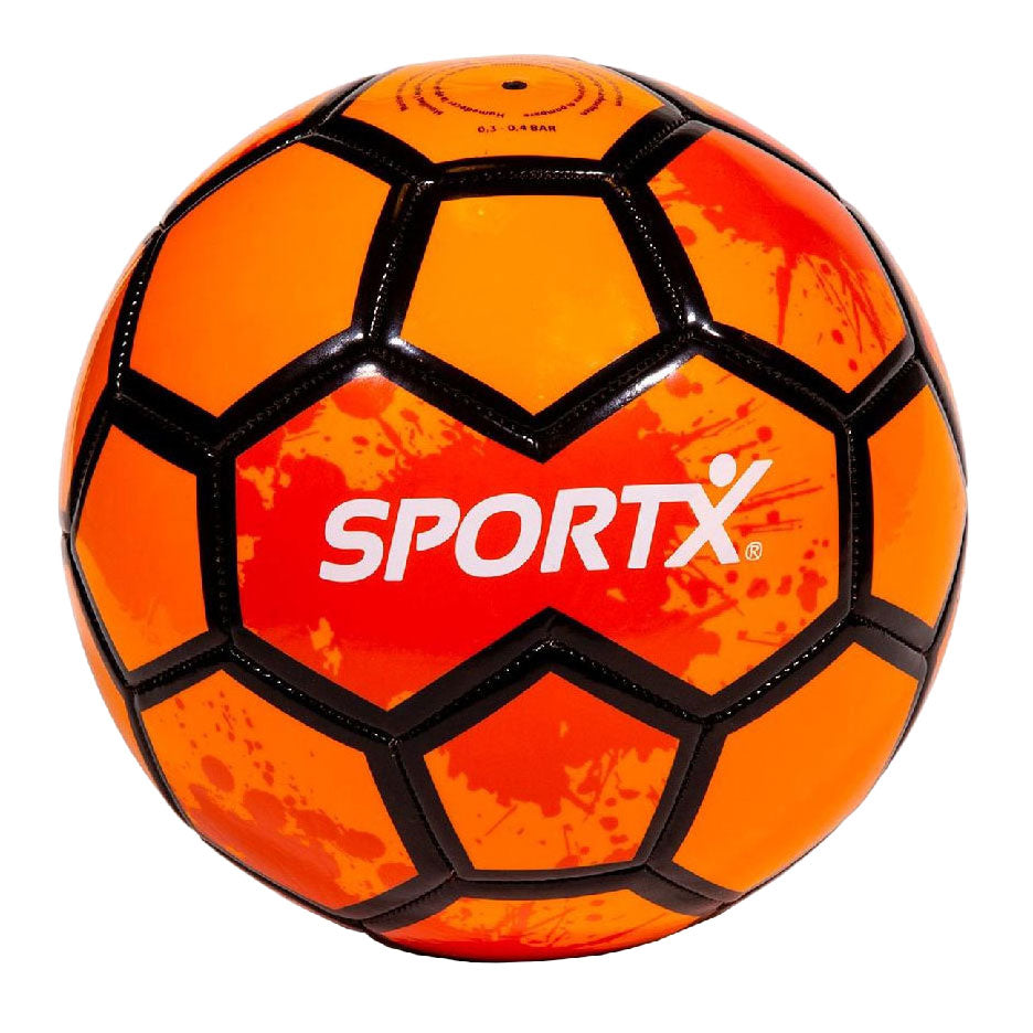 Sportx Fodbold Oranje Splash 330-350gr