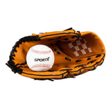 Luva de beisebol sportx com bola