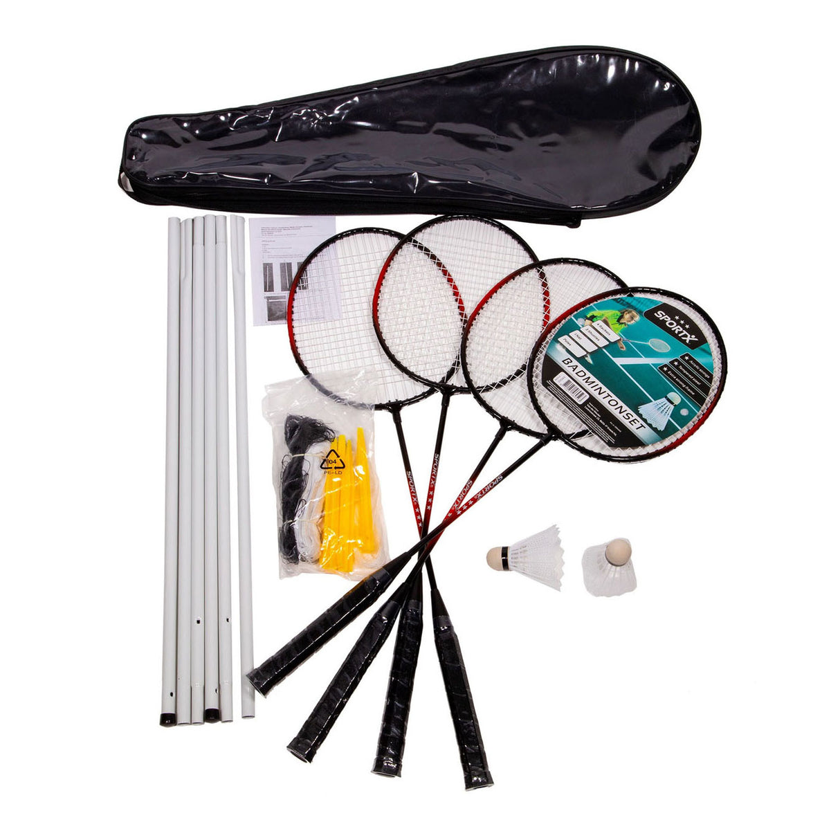 Badmintonset SportX avec filet