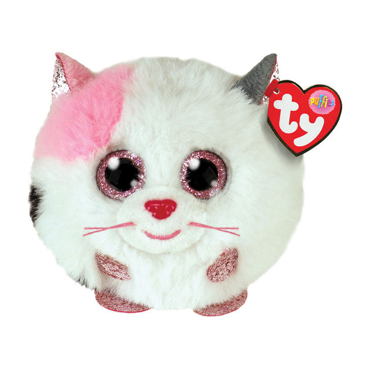 Ty Beanie Ty Teeny Puffies Muffin Cat, 10cm