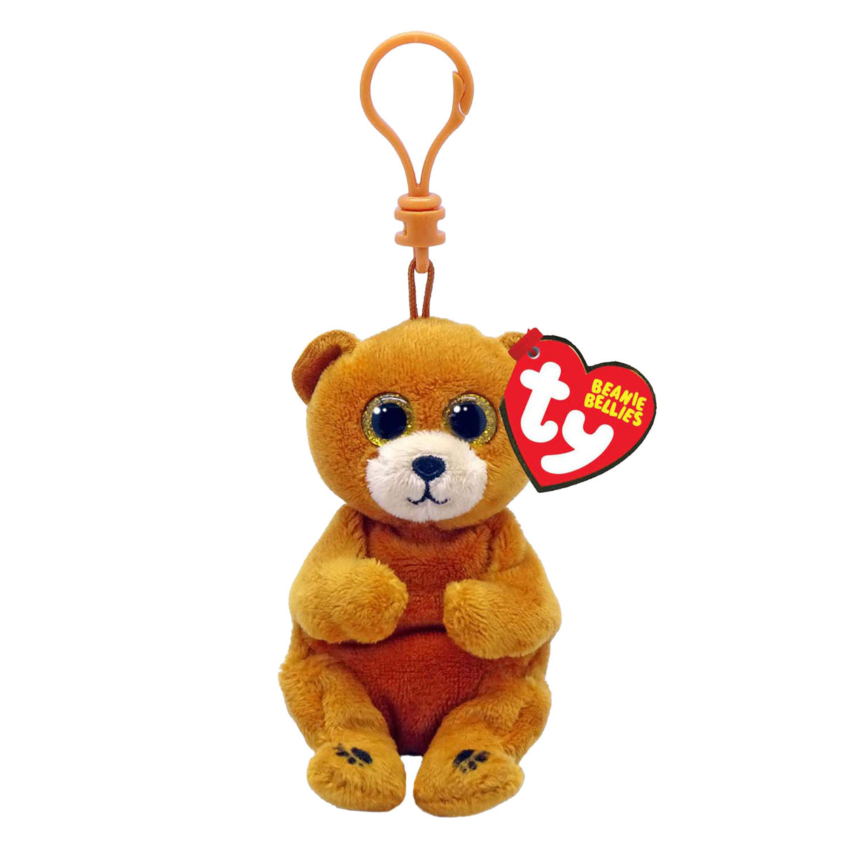 Ty Beanie Babies Bellies Clip Duncan Bear, 10 cm