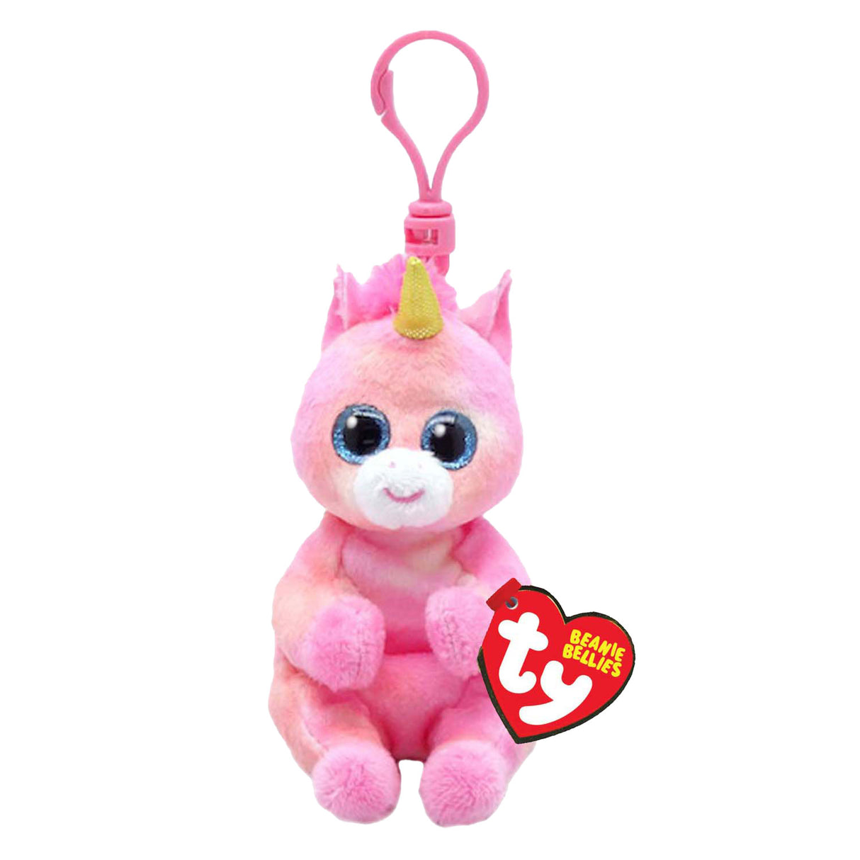 Ty Beanie Babies Bellies Clip Skylar Unicornio, 10 cm