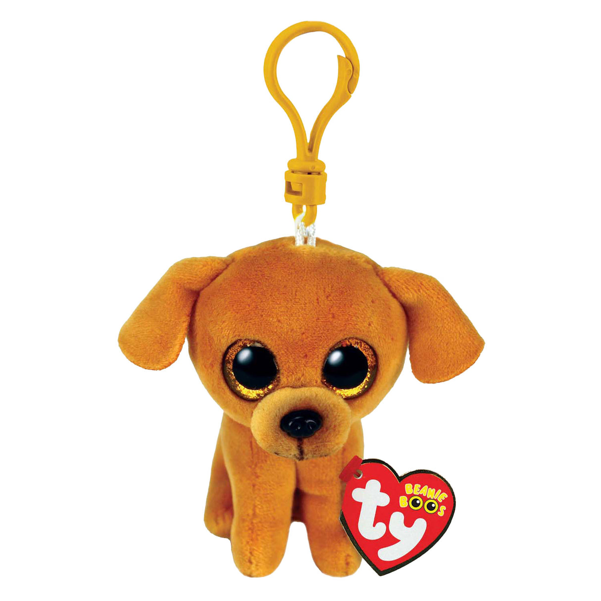 Ty Beanie Boos Clip Zuzu Lightbrown Dog, 7 cm