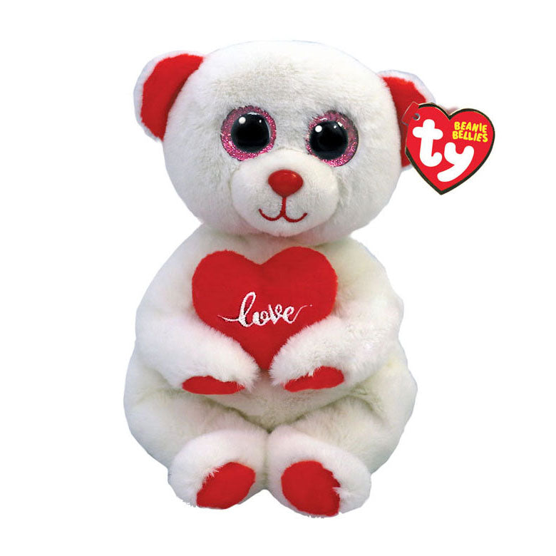 Ty beanie Babies Bellies Desi Bear, 15cm