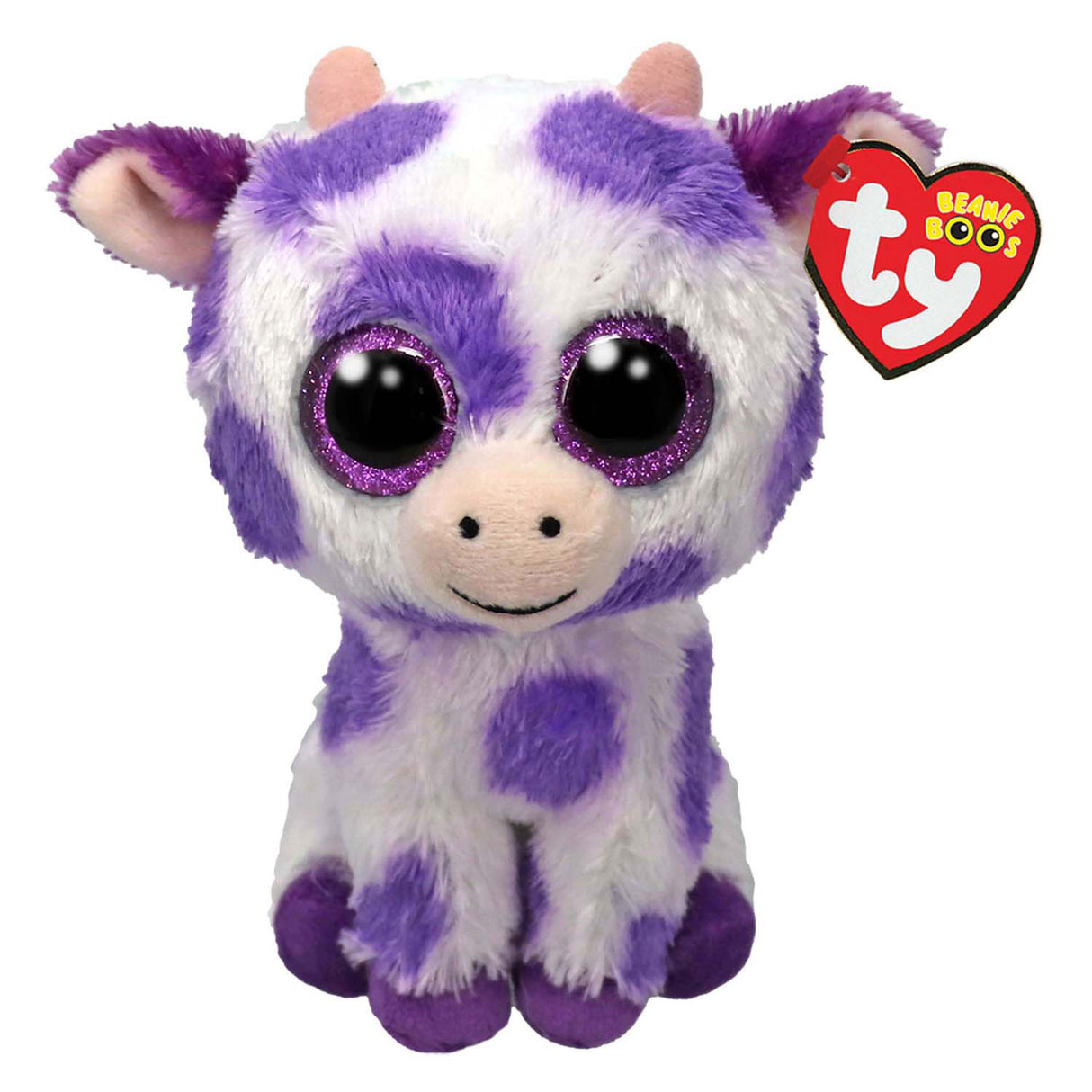 Ty Beanie Boo's EHl Cow, 15cm