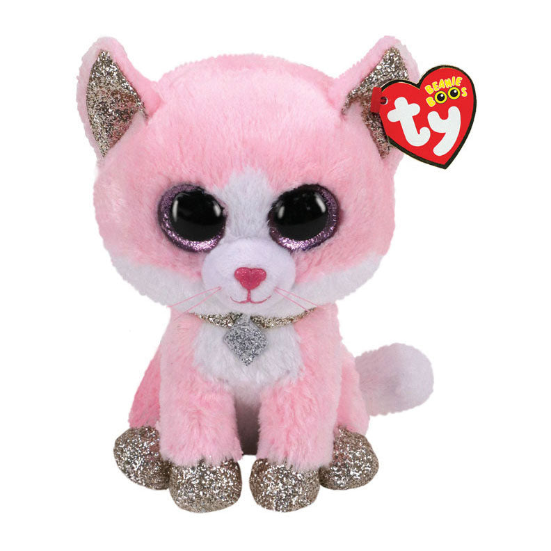 Fiona roza mačka Ty Beanie Boo, 15 cm