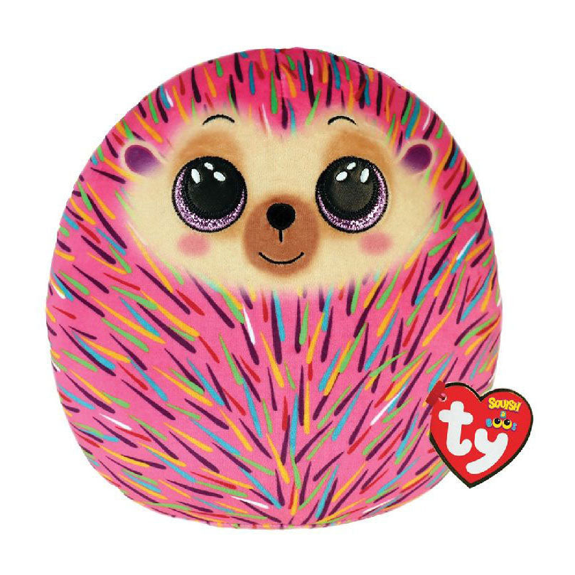 Ty Beanie TY Squish A Boo Hildee Pink Hedgehog, 20 cm