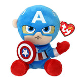 Ty Beanie Babies Marvel Captain America Soft, 15 cm