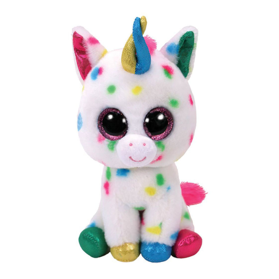 Ty beanie kompis harmonie unicorn, 24 cm