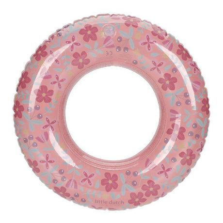 Little Dutch pink flower swim ring, 50cm