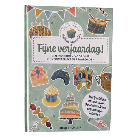 Happy Birthday-Ausfüllbuch für fünf unvergessliche Geburtstage