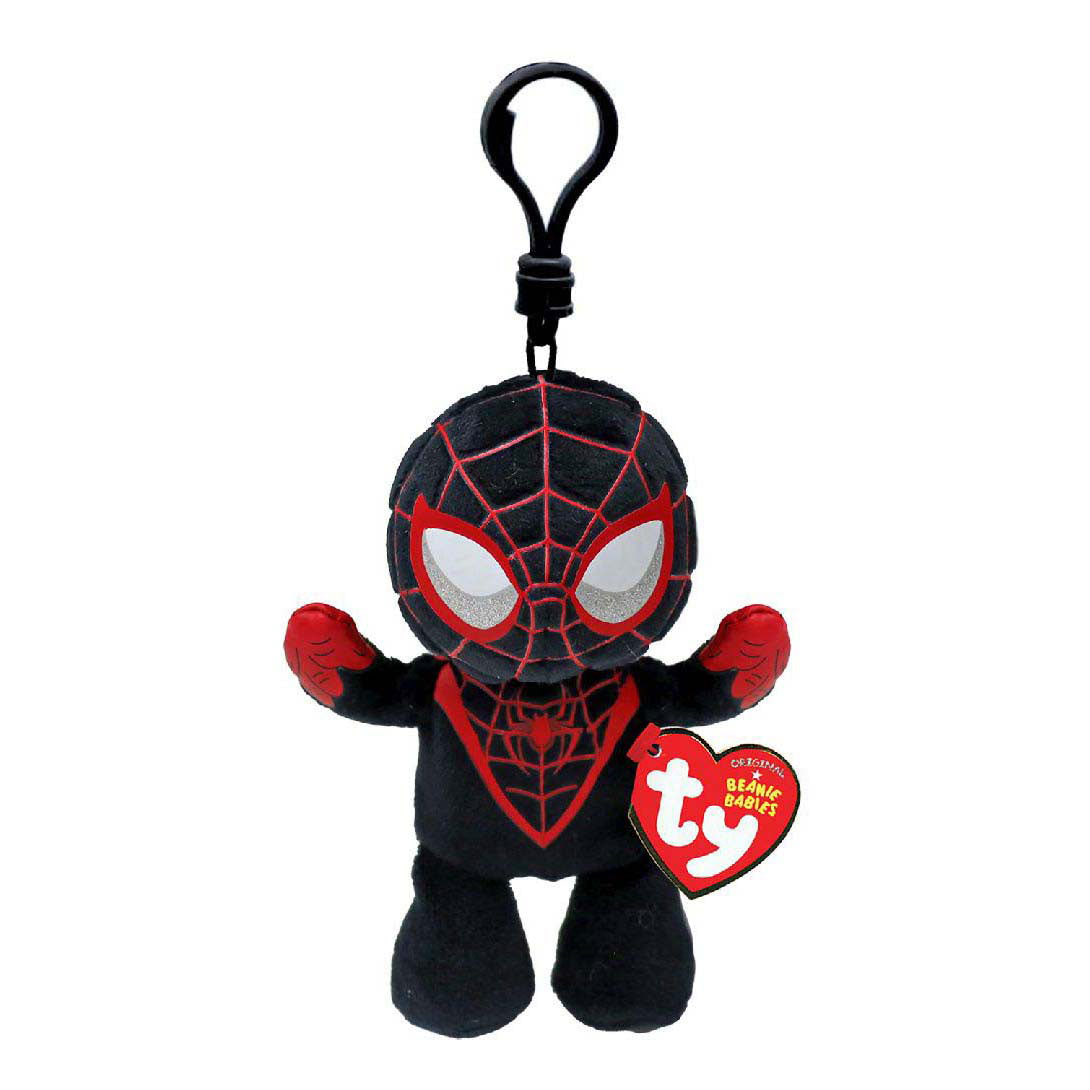 Ty beanie boo sleutelhanger - spiderman morales