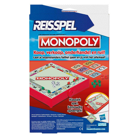 Hasbro monopolio kelionių žaidimas 2-4 žaidėjams