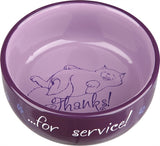 Trixie food bowl Thanks for Service Assorti