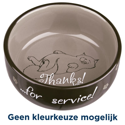 Trixie food bowl Thanks for Service Assorti