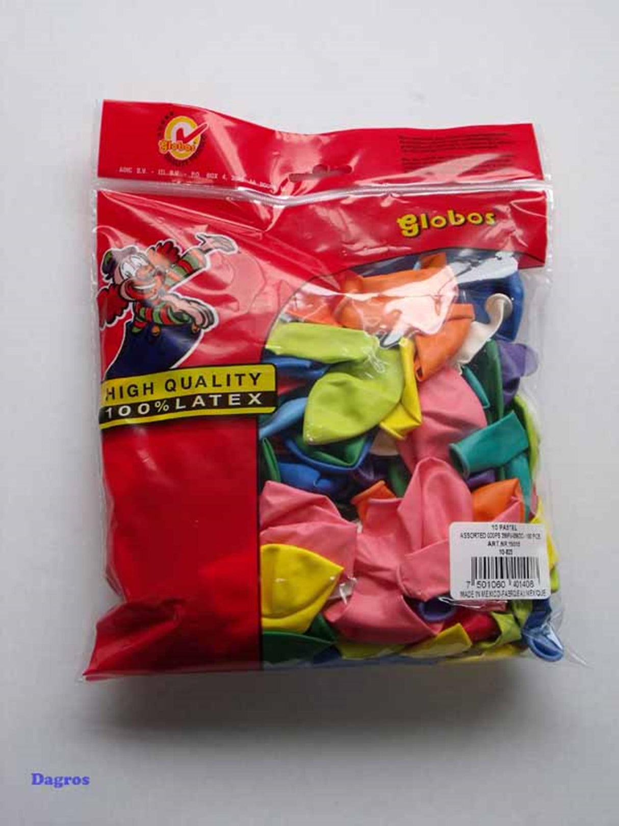Globos latex balloons around 10 assorted
