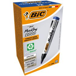 Permanentný popisovač bic 2000 široký 1,7 mm modrý okrúhly rýchloschnúci bez zápachu