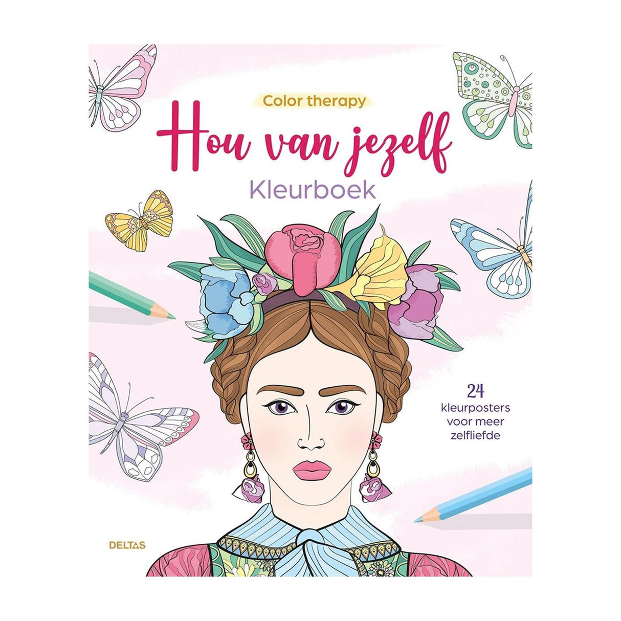 Deltas color therapy love yourself coloring book