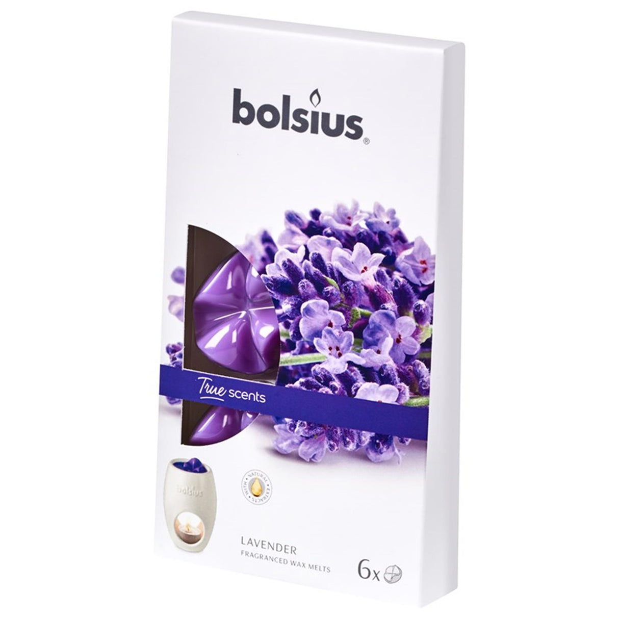 Bolsius fusible scented wax lavender 6 pcs
