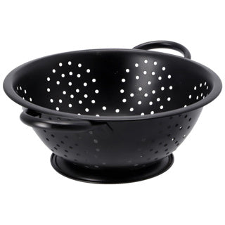 No brand colander 24 cm matt black | 3 pieces