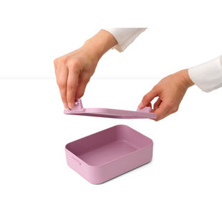 Brabantia lage ta matboks brødbøtte - medium - plastikk - lilla rosa