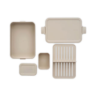 Brabantia make take bento matboks brødbøtte - inkludert bento boks - stor - plast - myk beige