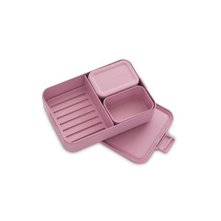 Brabantia make take bento krabička na oběd přihrádka na chléb - včetně bento krabičky - velká - plastová - lila růžová